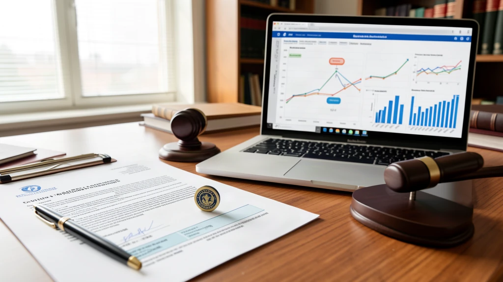 Company registration documents and corporate seal for property due diligence